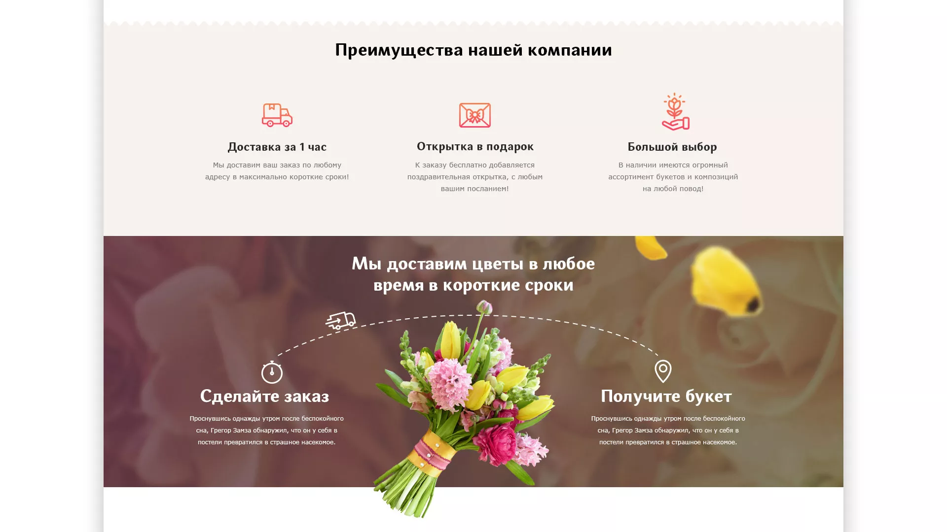 Создание интернет-магазина «Букет-онлайн» по цветам в Асбесте
